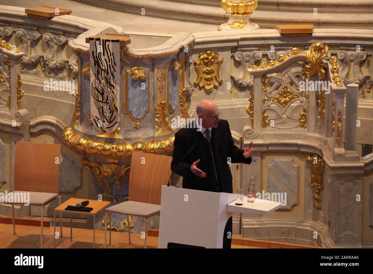 Norbert Lammert bei der Festveranstaltung Stock Photo