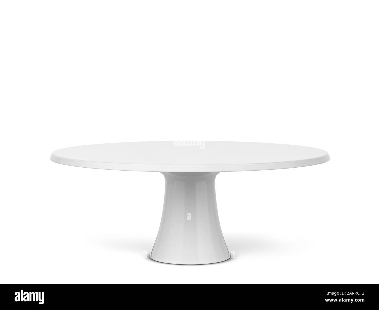 Modern cake stand. 3d illustration isolated on white background Stock Photo Alamy