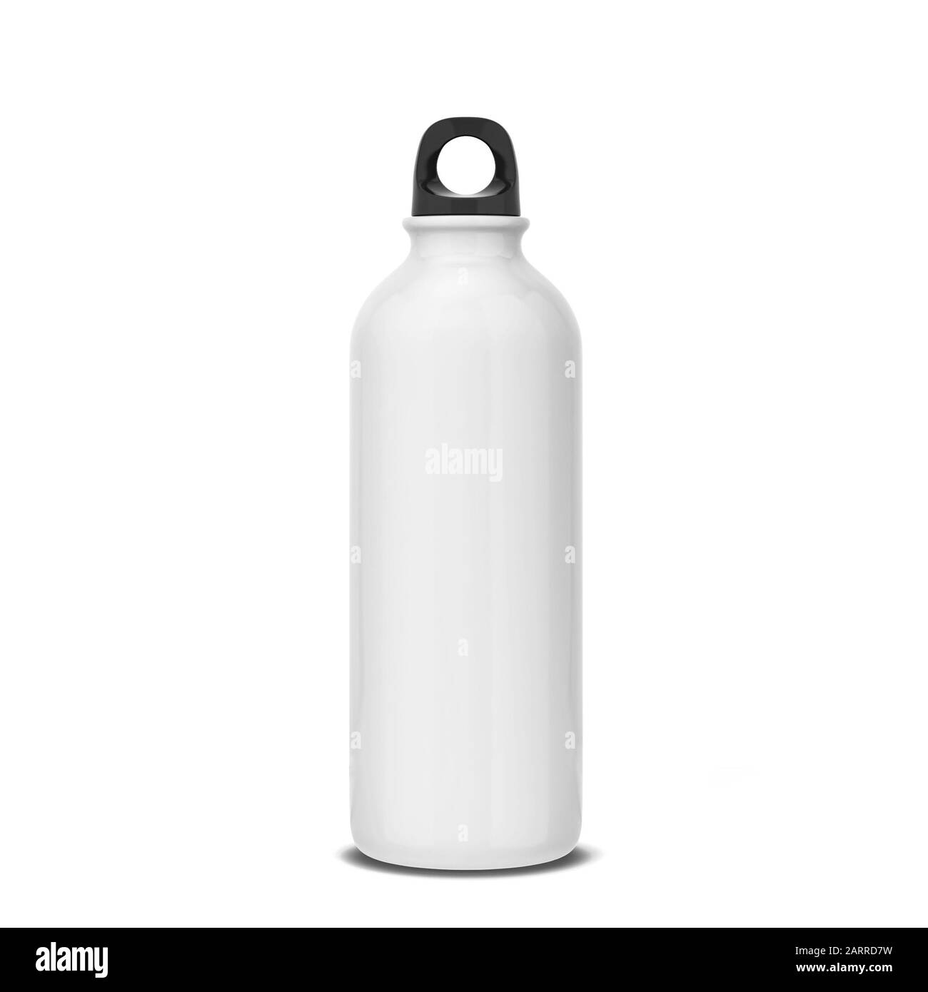 Blank sport bottle for liquid. 3d illustration isolated on white background Stock Photo