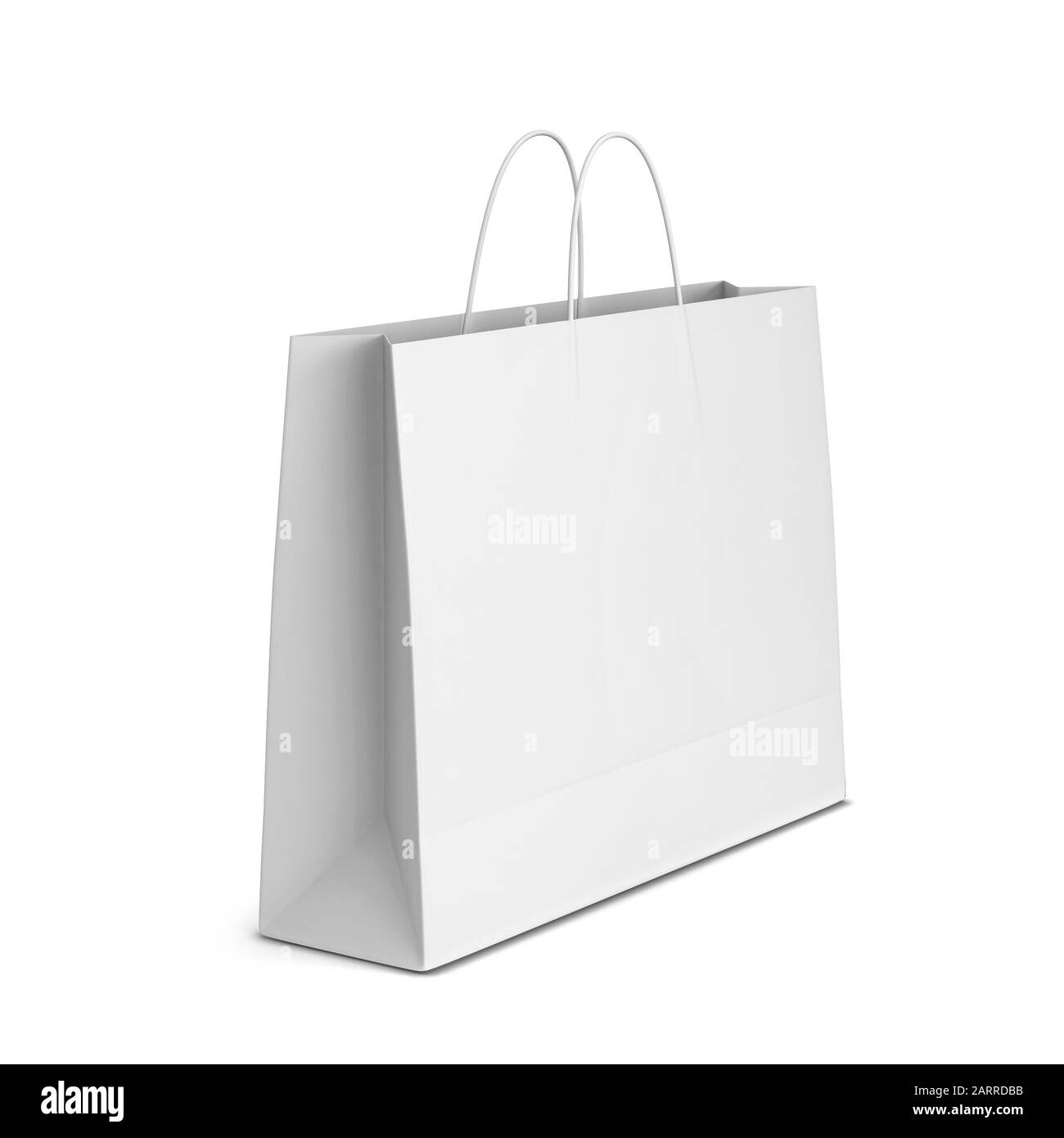 Premium PSD  Set of colorful empty shopping bags isolated in white  background minimalist concept 3d render
