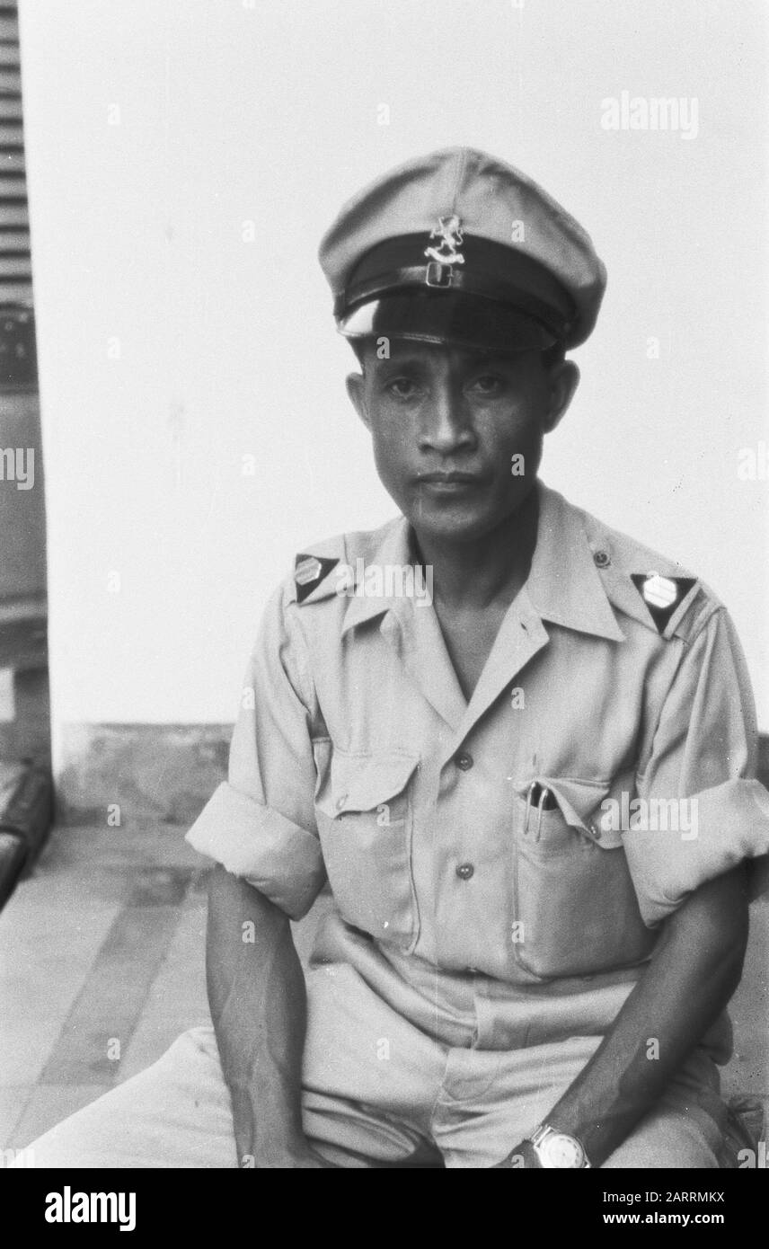 Pass Photos V [Sergeant-Major KNIL] Date: 1947/07/01 Location ...