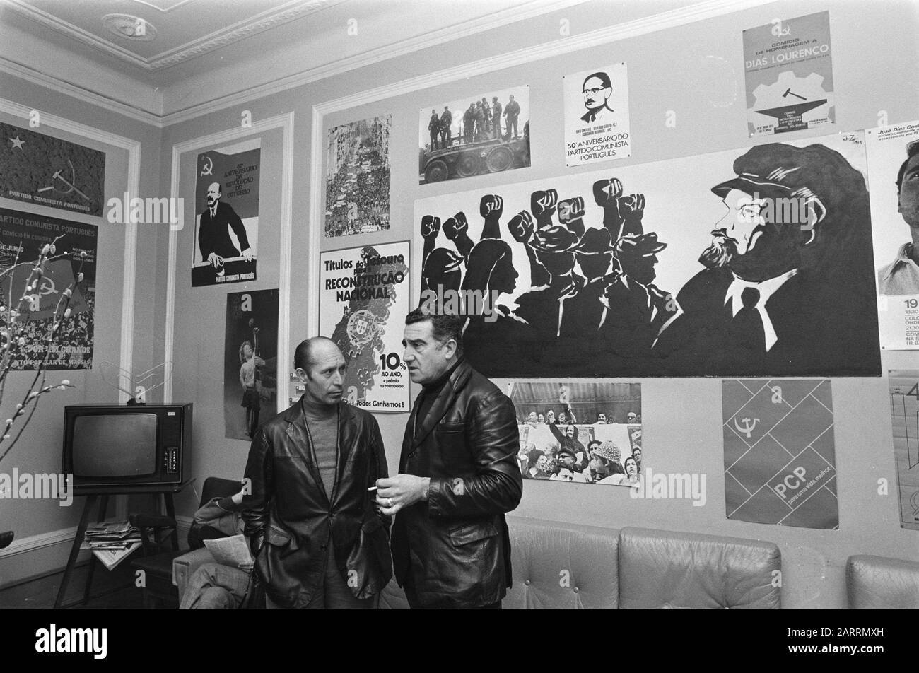 Portuguese communist party pcp Black and White Stock Photos & Images