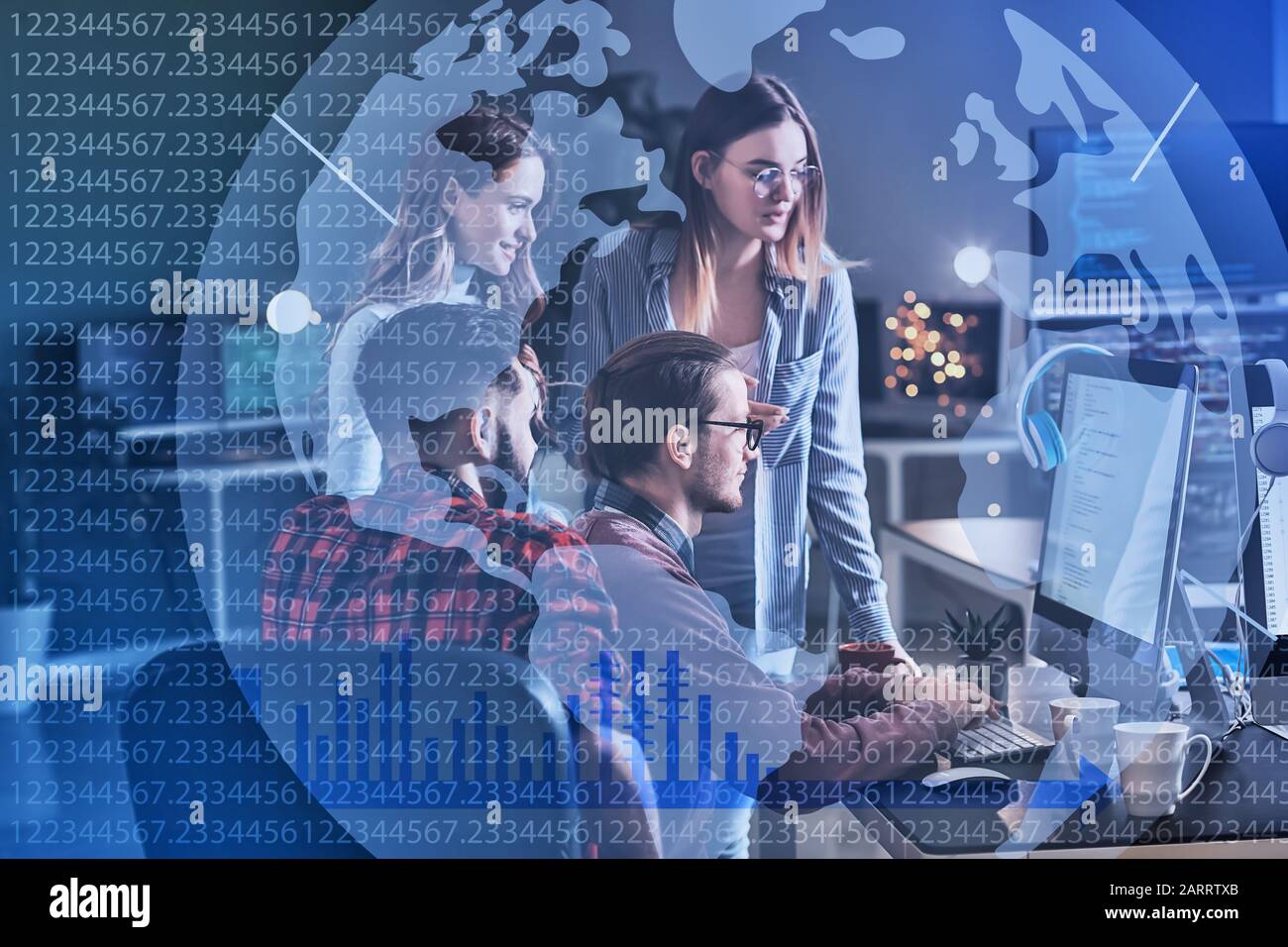 Concept work programmers system hi-res stock photography and images - Alamy