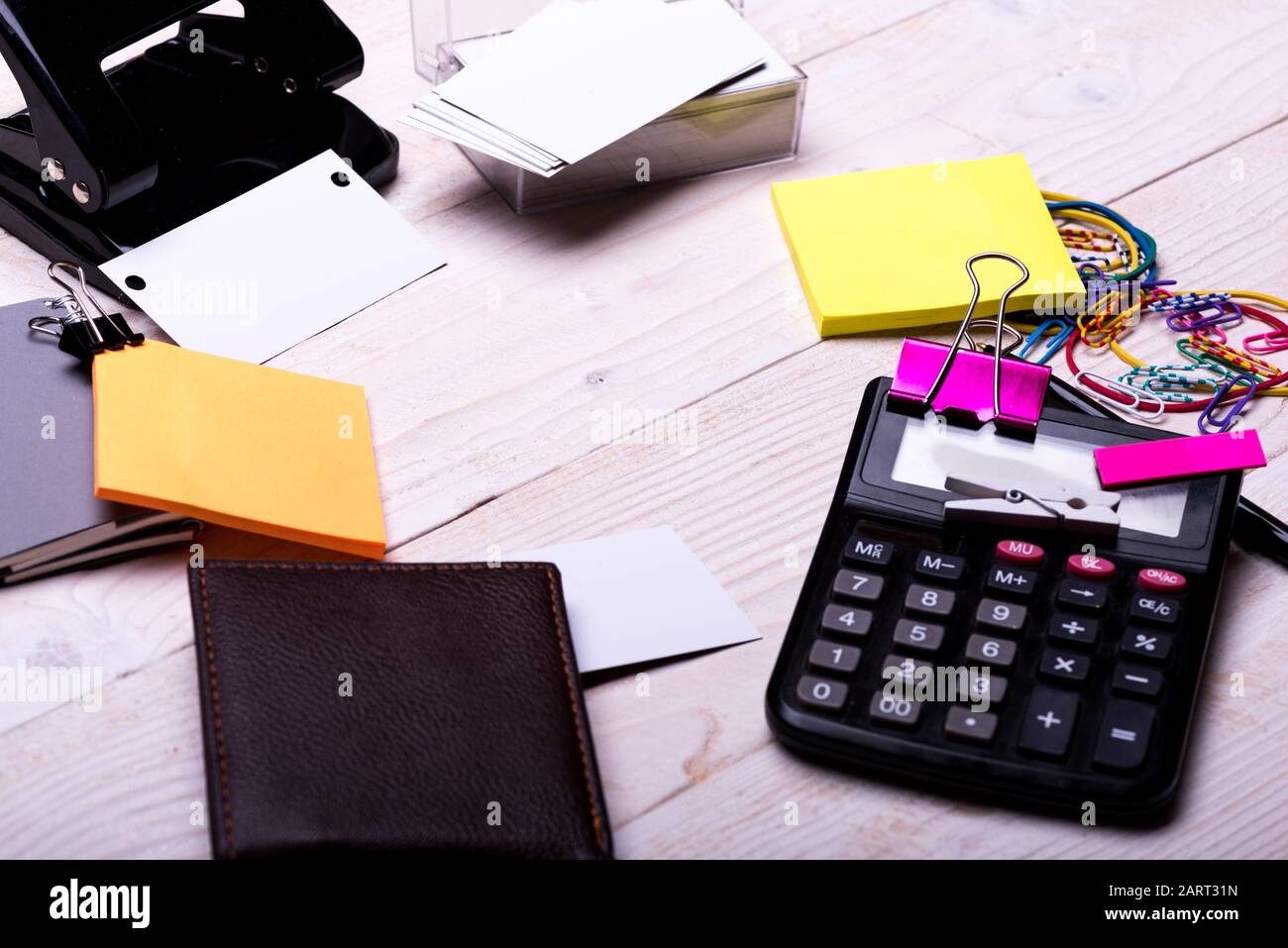 binder clip business card holder