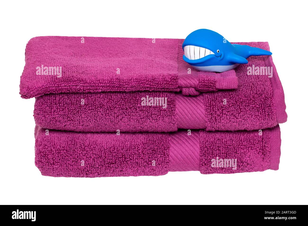 violet bath towels