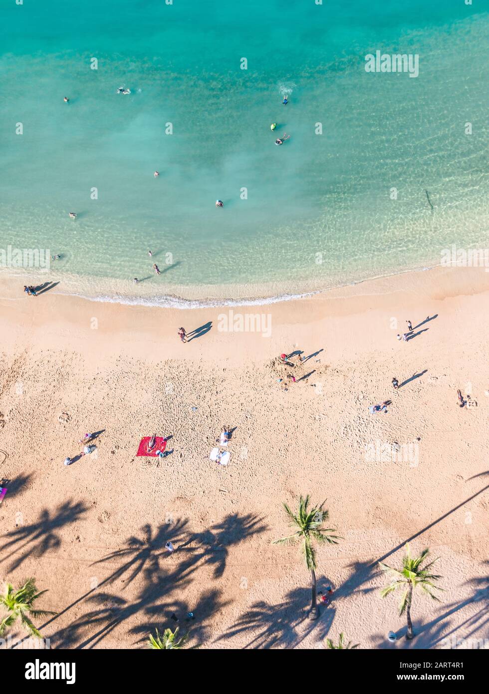 Aerial hawaiian beach hi-res stock photography and images - Alamy