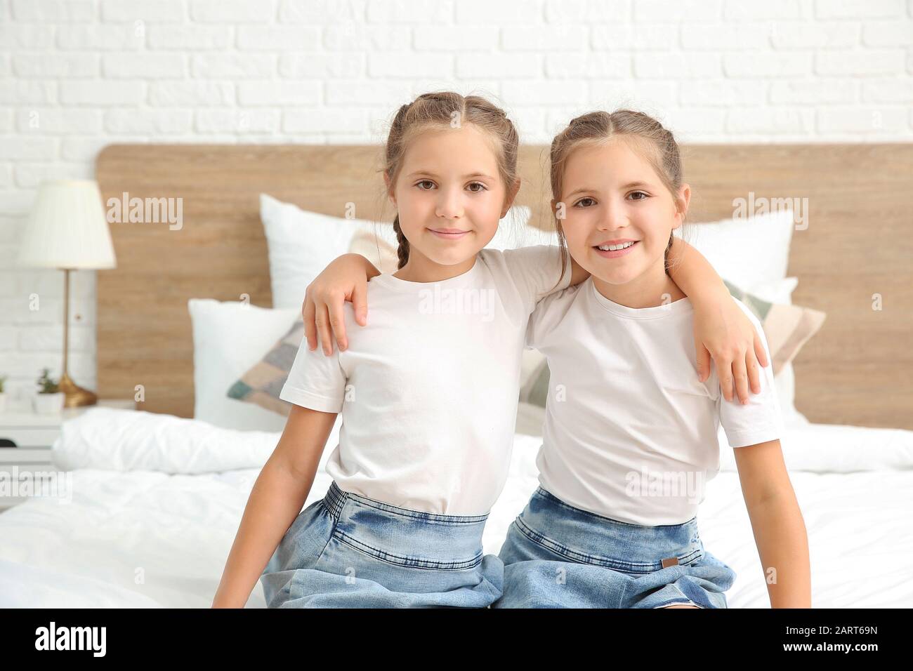 cute twin girls