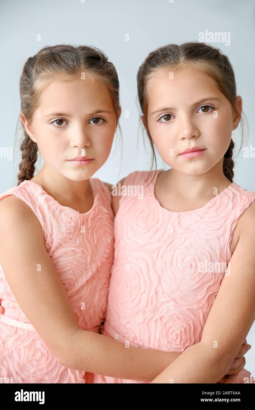 cute twin girls