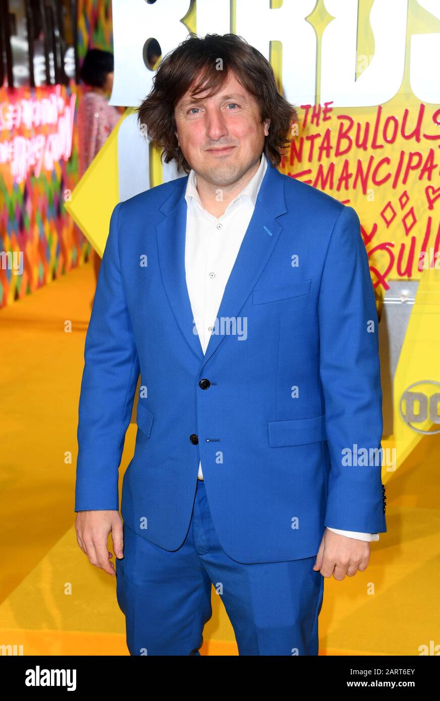 Daniel Pemberton attending the world premiere of Birds of Prey and the Fantabulous Emancipation of One Harley Quinn, held at the BFI IMAX, London. Stock Photo