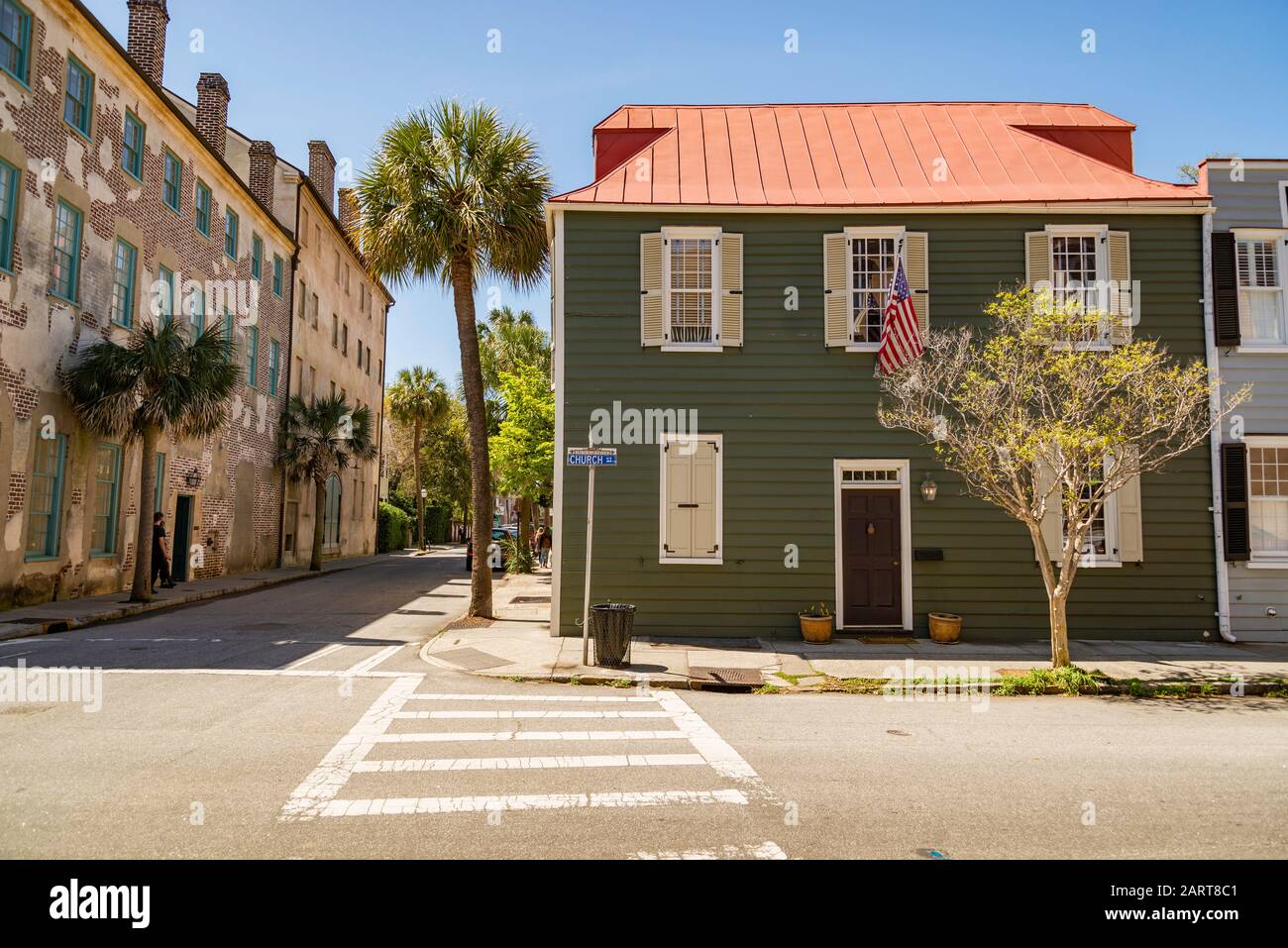 Historical downtown area of Charleston, South Carolina, USA Stock Photo