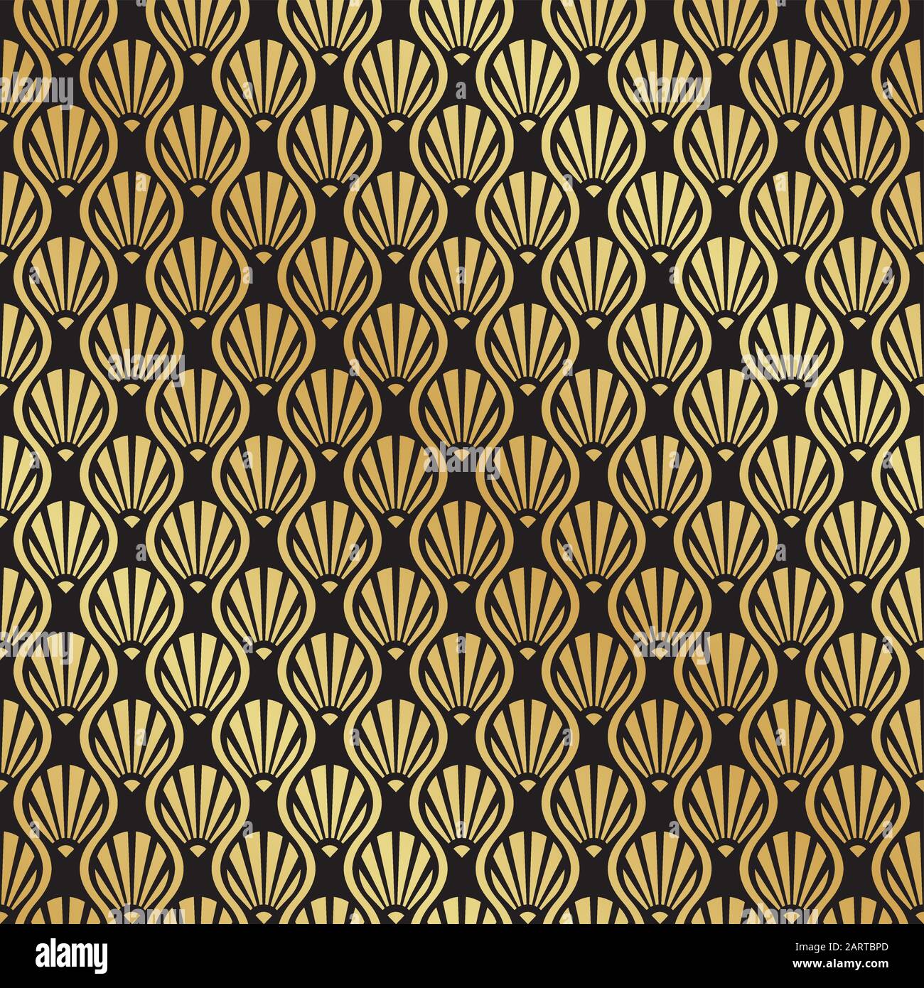 Abstract Seamless Art Deco Vector Pattern Stock Vector Image & Art - Alamy
