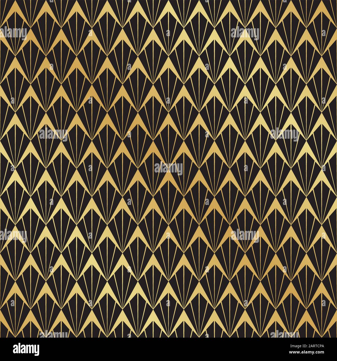Seamless black and gold Art Deco pattern Stock Vector Image & Art Alamy