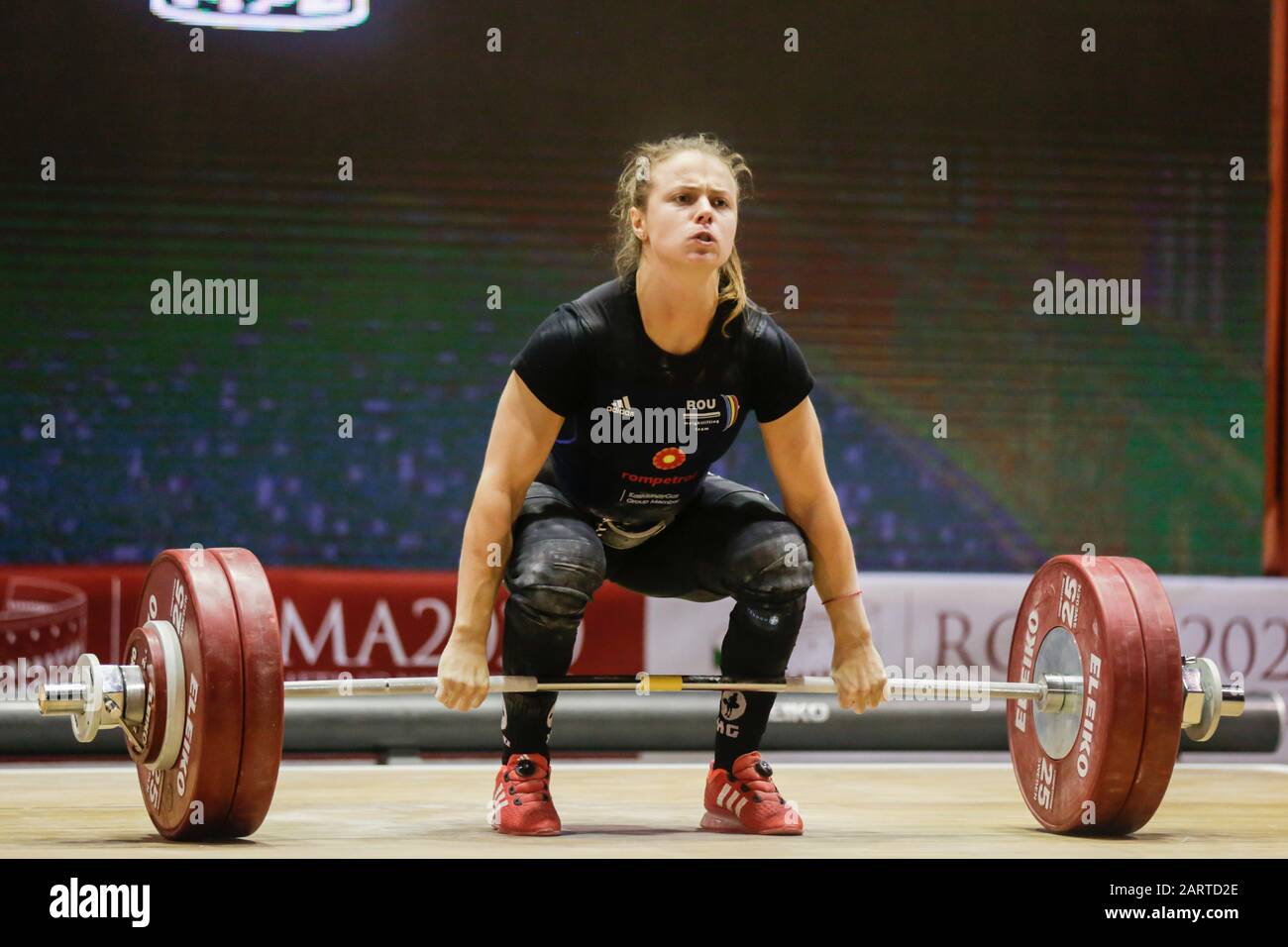 Rome Italy 29 Jan 2020 Toma Loredana Elena Rou Winner Of The 64 Kg Category During Iwf Weightlifting World Cup 2020 Weightlifting Credit Lps Claudio Bosco Alamy Live News Stock Photo Alamy
