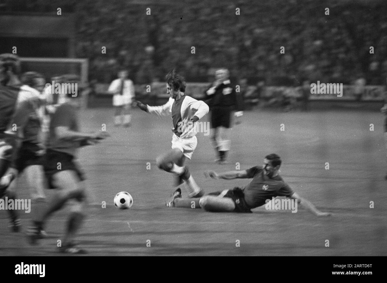 football match Nuremberg Ajax: 1-1 game moment Date: 18 September 1968  Location: Germany, Nuremberg Keywords: football Stock Photo - Alamy