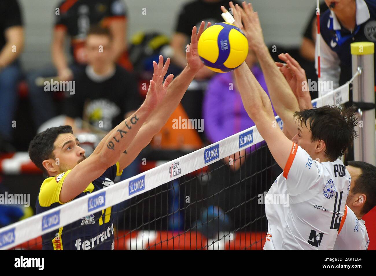 Karlovy Vary, Czech Republic. 29th Jan, 2020. LR Rogerio Lintz Leite Medeiros Nogueira (Zalau