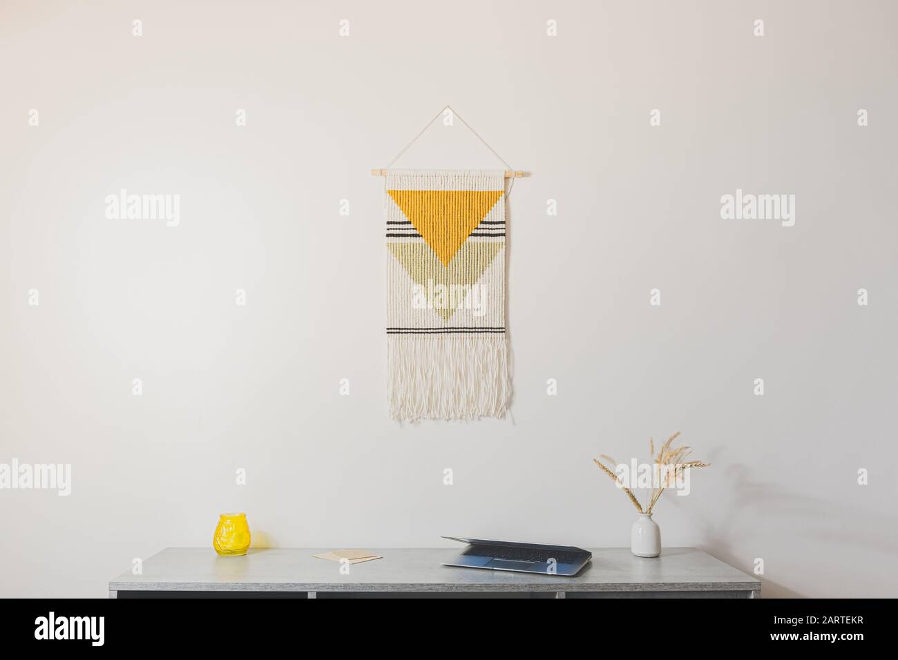 Macrame objects hi-res stock photography and images - Alamy - Decorating Apartment Interior With Macrame Elements