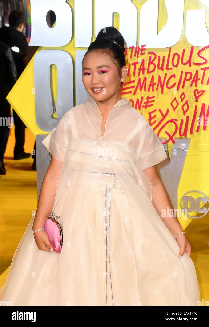 Ella Jay Basco attending the world premiere of Birds of Prey and the  Fantabulous Emancipation of One Harley Quinn, held at the BFI IMAX, London  Stock Photo - Alamy