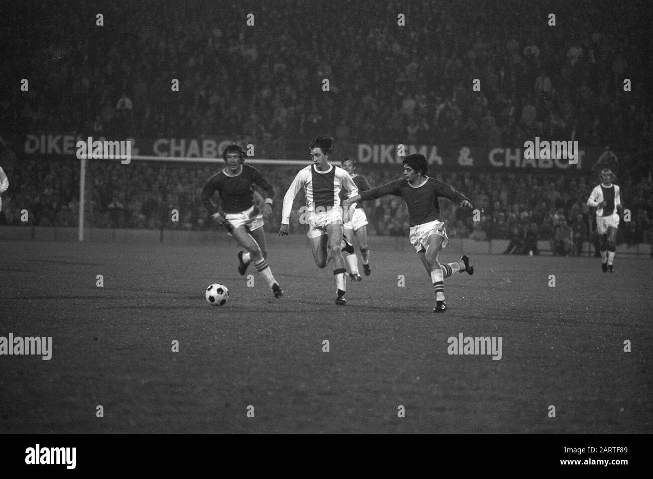 Final KNVB cup Ajax against NAC. Captain Henk Groot and the KNVB Cup Date:  June 14, 1961 Keywords: sport, football Institution name: AJAX, NAC Stock  Photo - Alamy