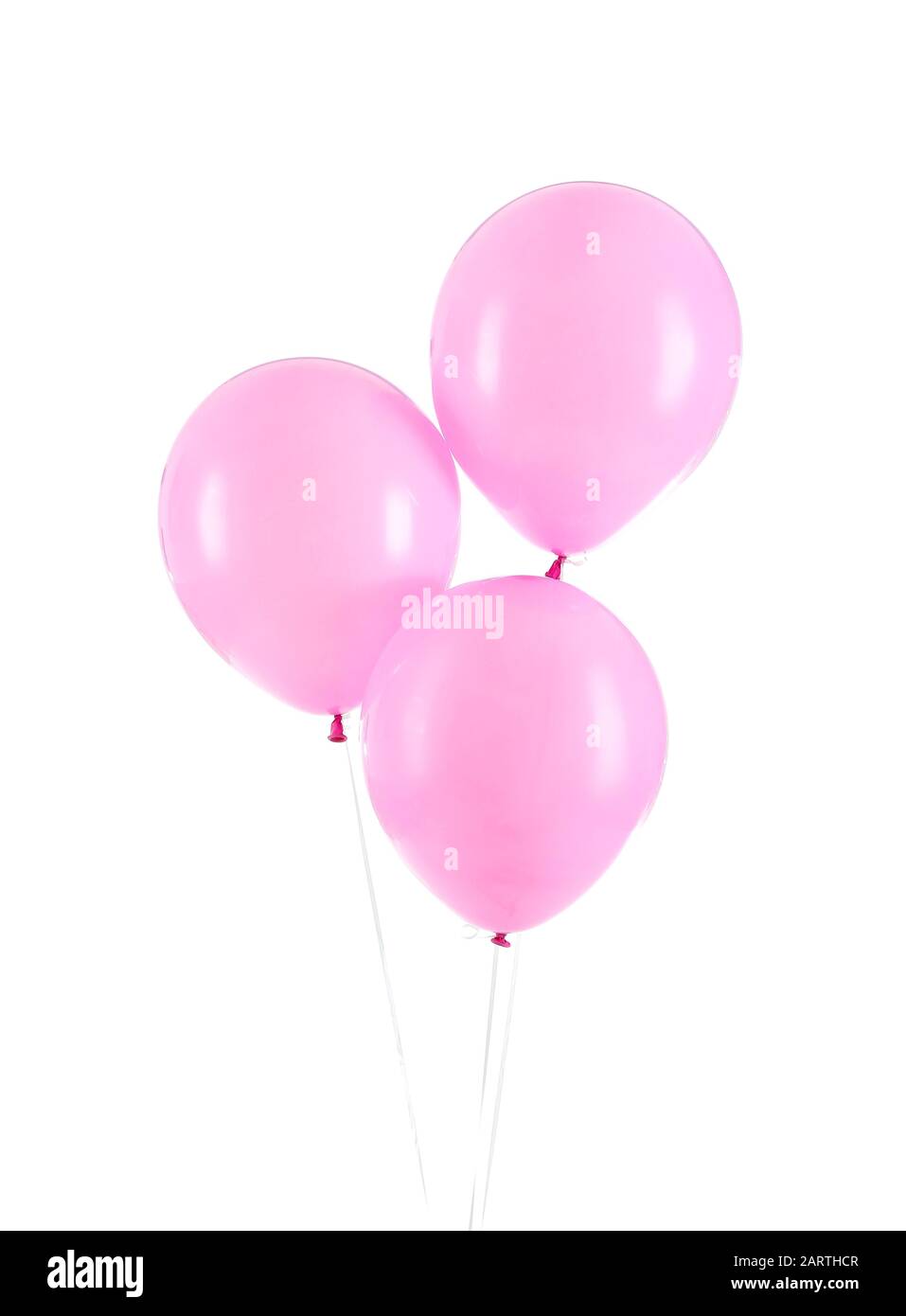 Air balloons on white background Stock Photo - Alamy