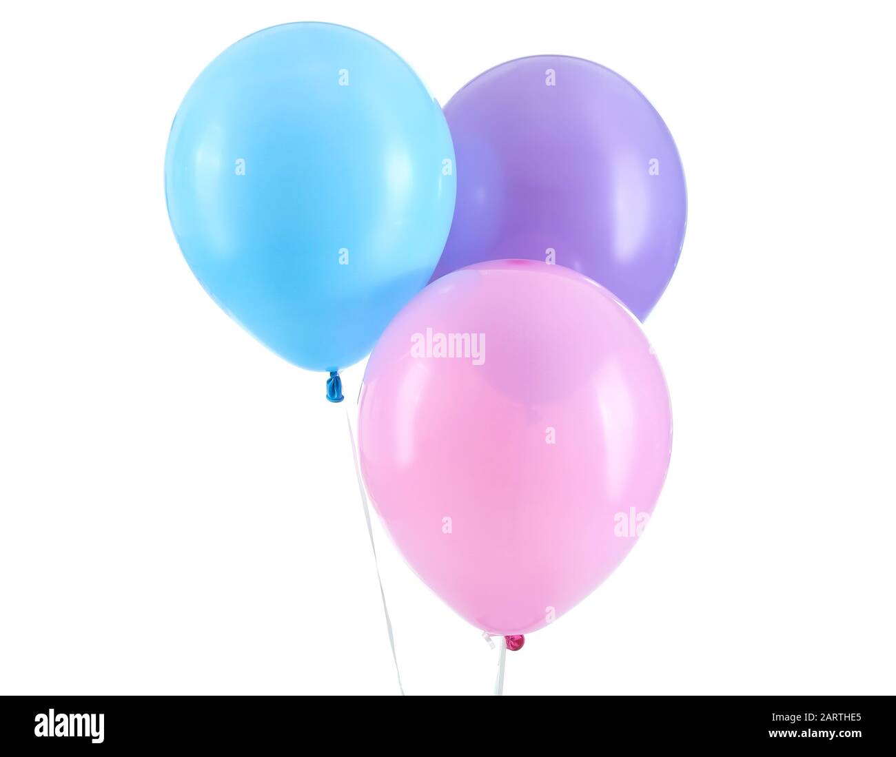 Air balloons on white background Stock Photo - Alamy