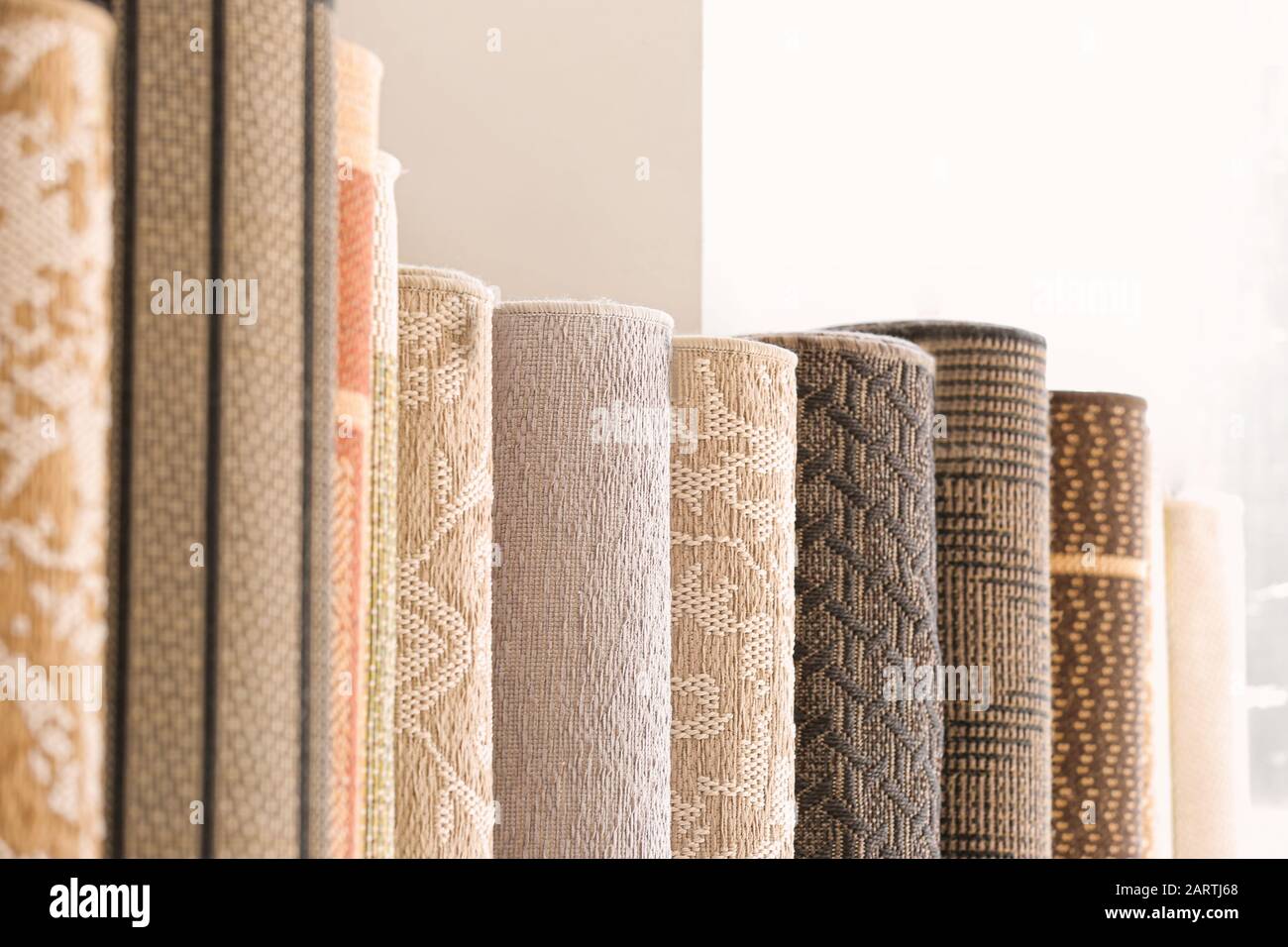 Many different carpets in shop Stock Photo Alamy