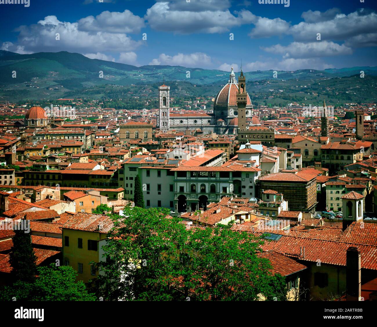 IT - TUSCANY: Florence seen from Piazzale Michelangelo Stock Photo