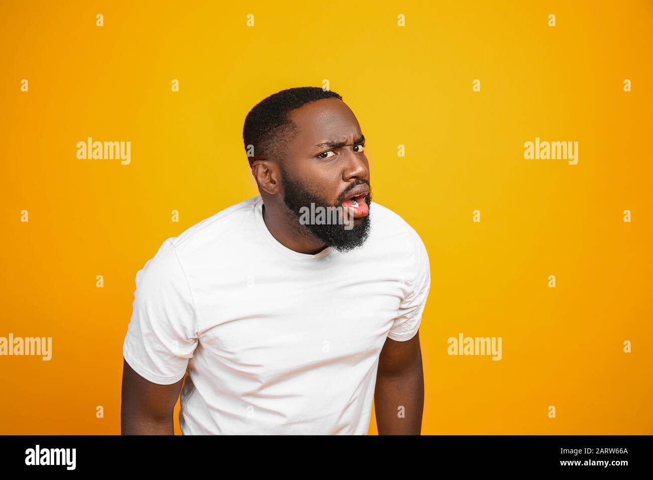 Confused shocked african american hi-res stock photography and images ...