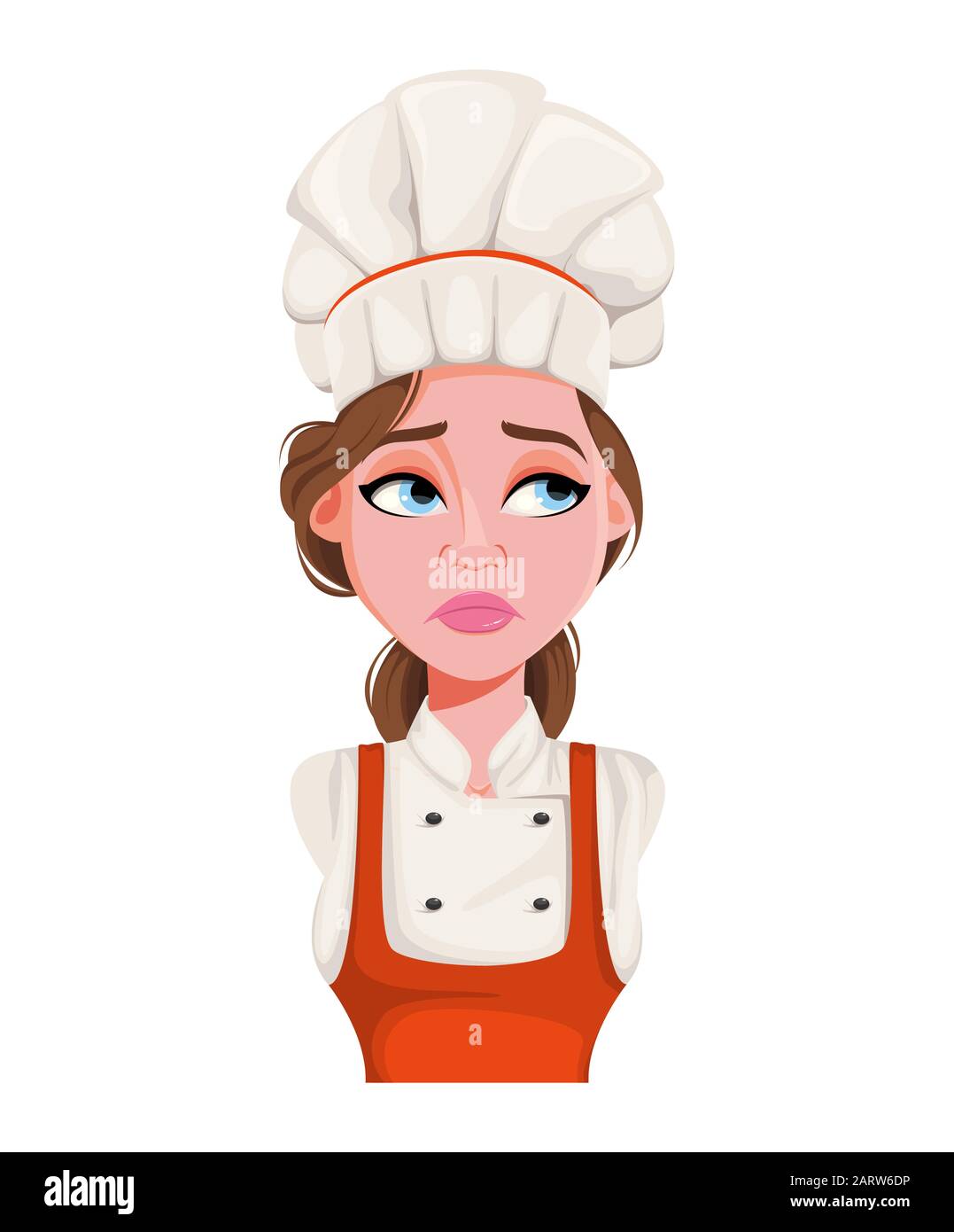 Female cartoon chef hi-res stock photography and images - Alamy