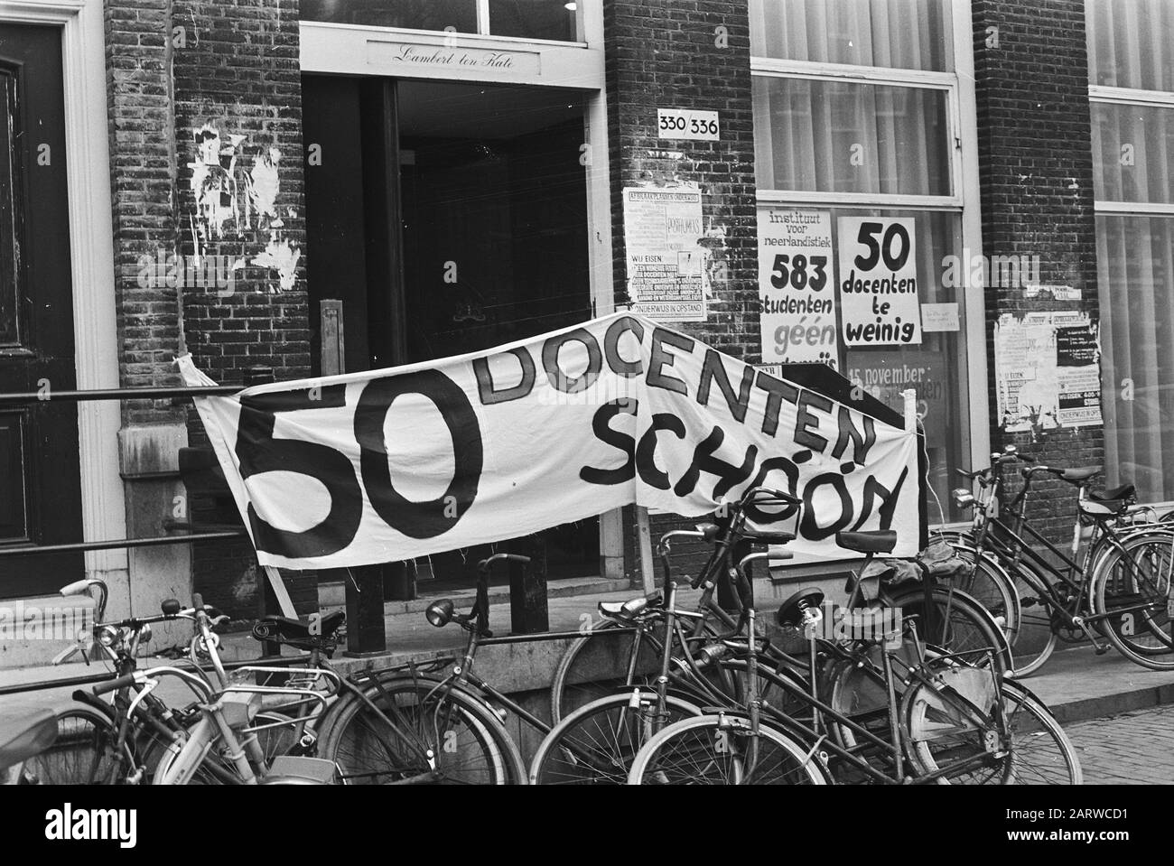 Students And Teachers Of Institute Neerlandistiek Are After