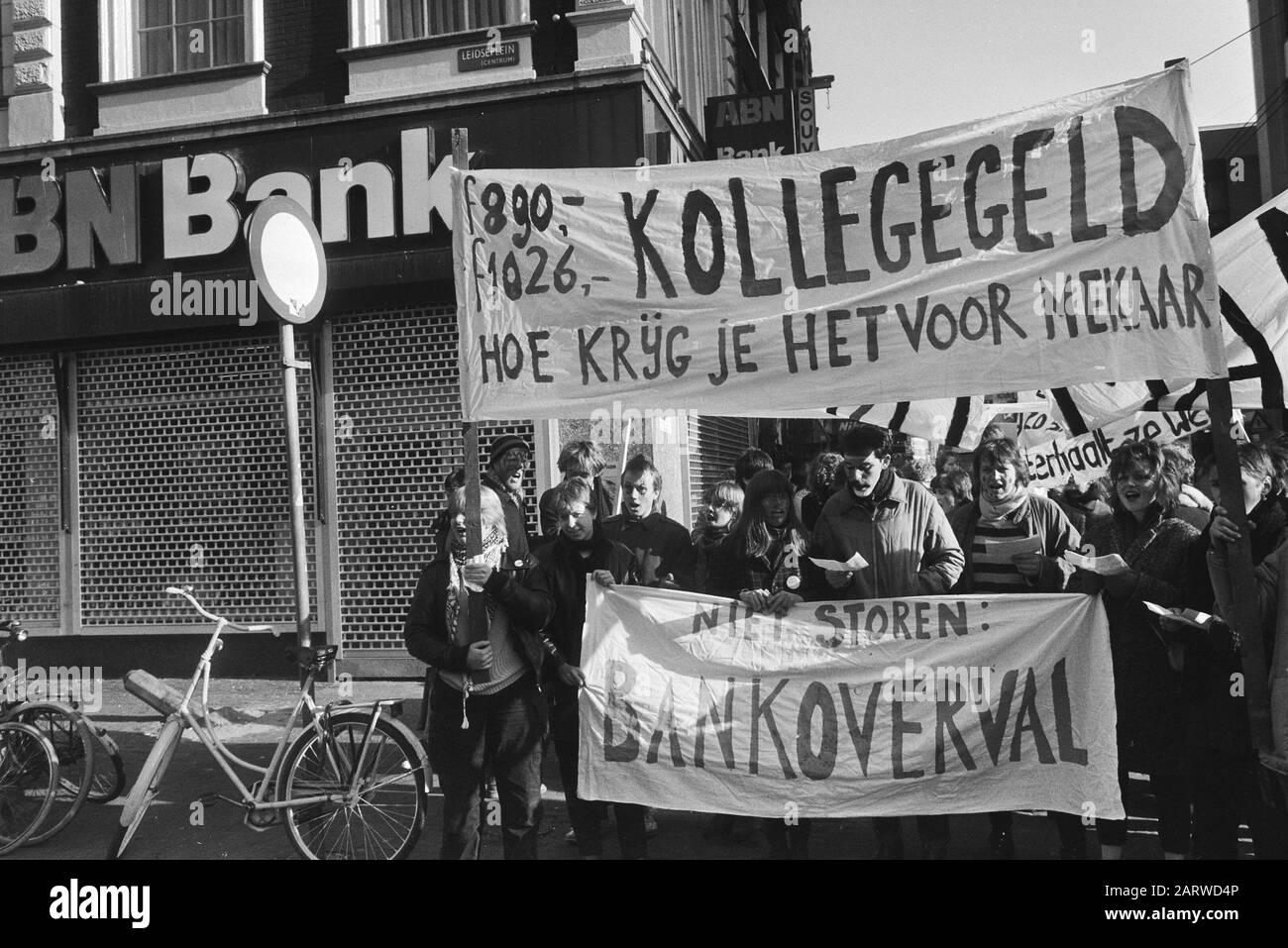 Students Demonstrate In Amsterdam Against Raising The Tuition Fees