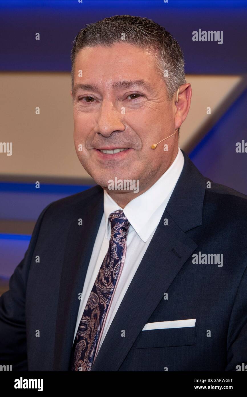 Joachim Llambi in der ARD-Talkshow 'maischberger.die woche' im WDR Studio BS 3. Köln, 29.01.2020 Stock Photo