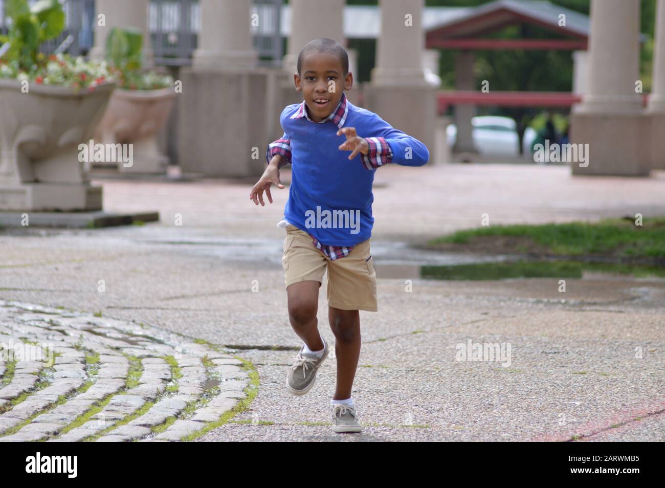 kid jogging
