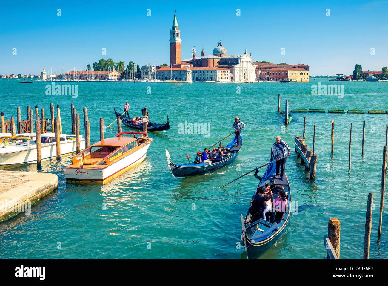 Beautiful gondola in venice hi-res stock photography and images - Alamy