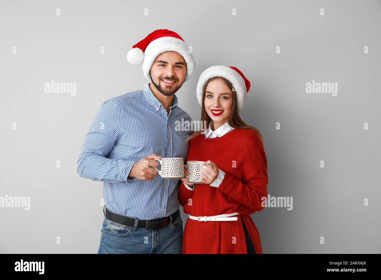 chocolate santa hats