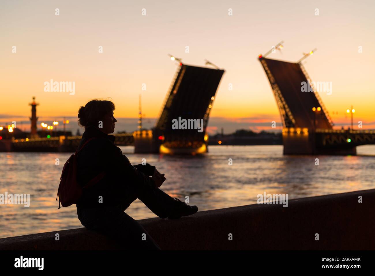 Фотосессия на фоне разводных мостов