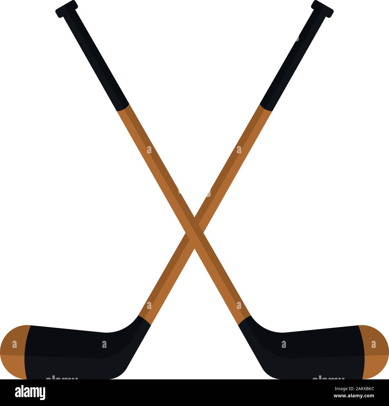 Isolated hockey sticks Stock Vector Image & Art Alamy