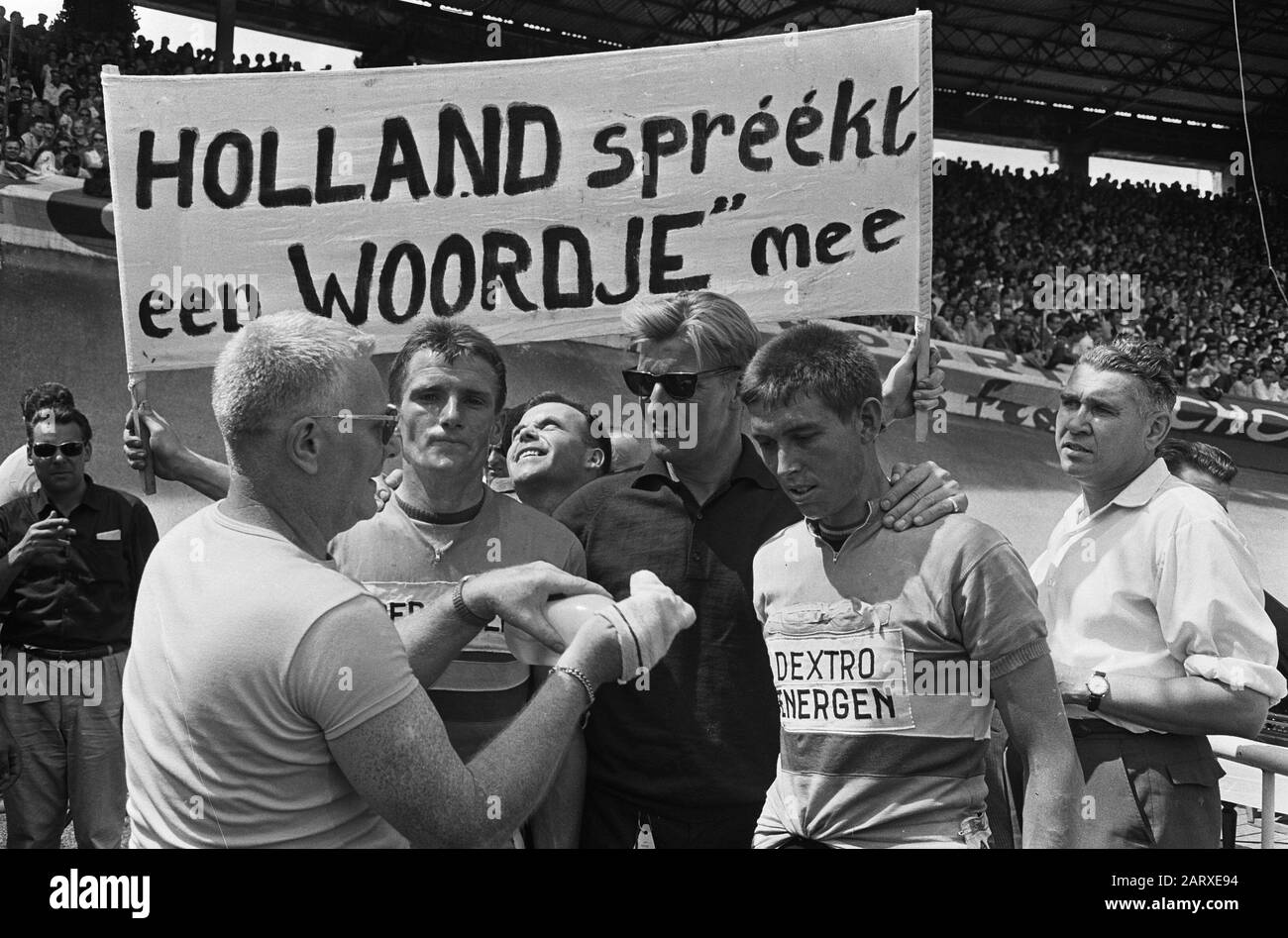 Tour De France 1964 Tour De L Avenir Arrival Paris Right Gerben Karstens Winner Stage Left Tour De France 1964 Tour De L Avenir Arrival Paris Right Gerben Karstens Winner Stage Left