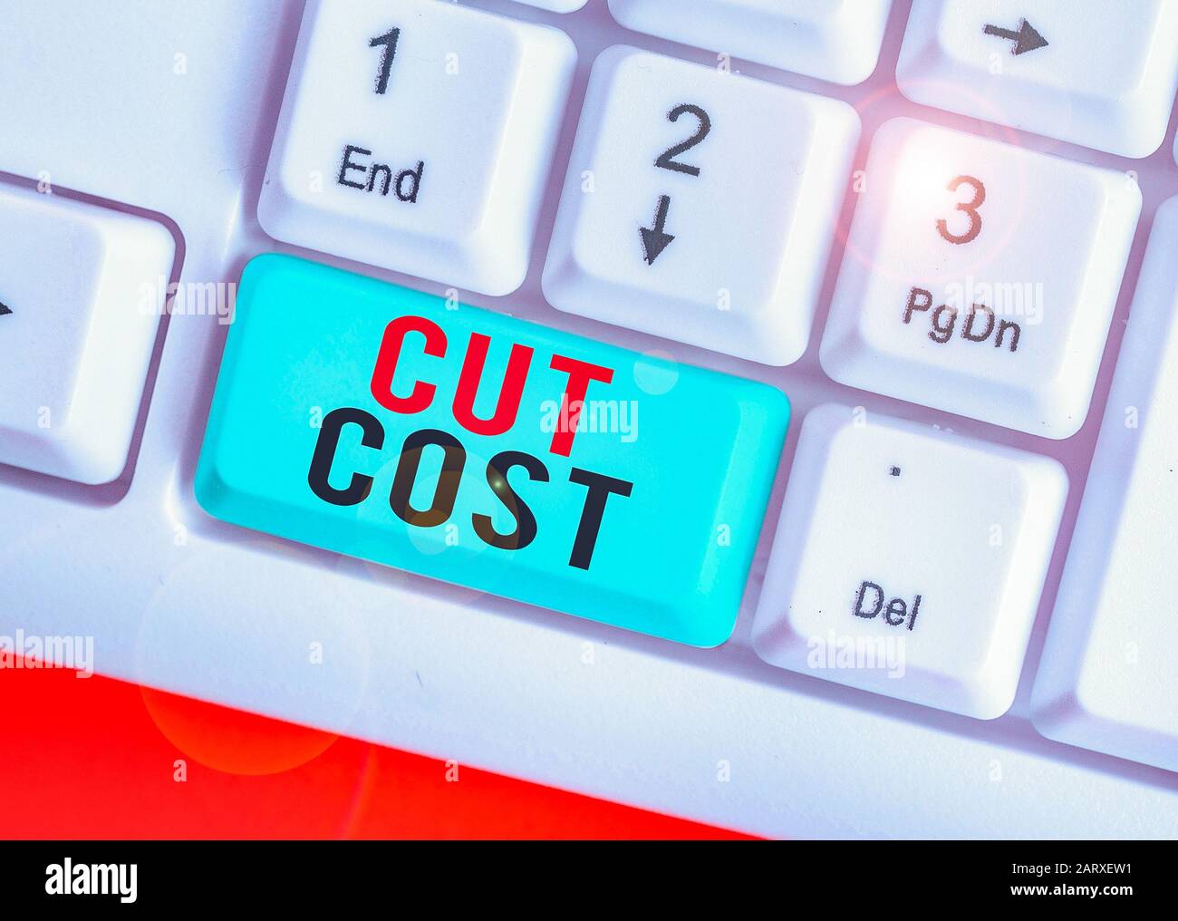 Handwriting text writing Cut Cost. Conceptual photo Measures ...