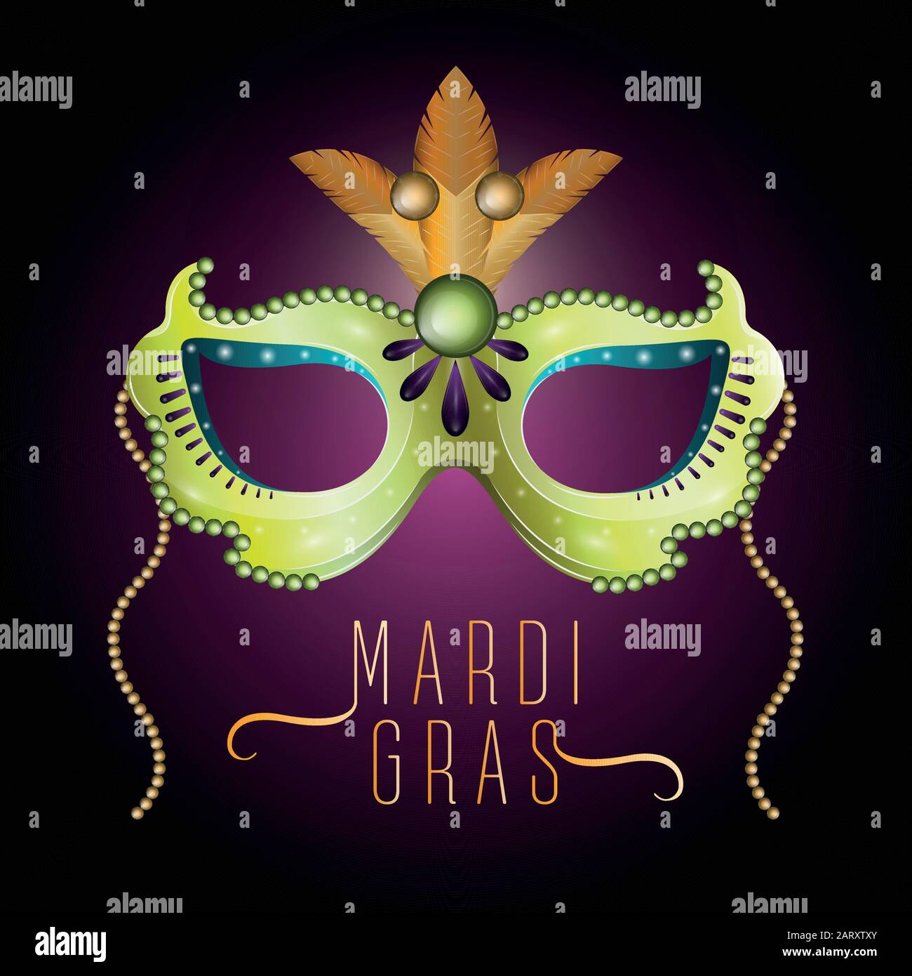 mardi gras poster background