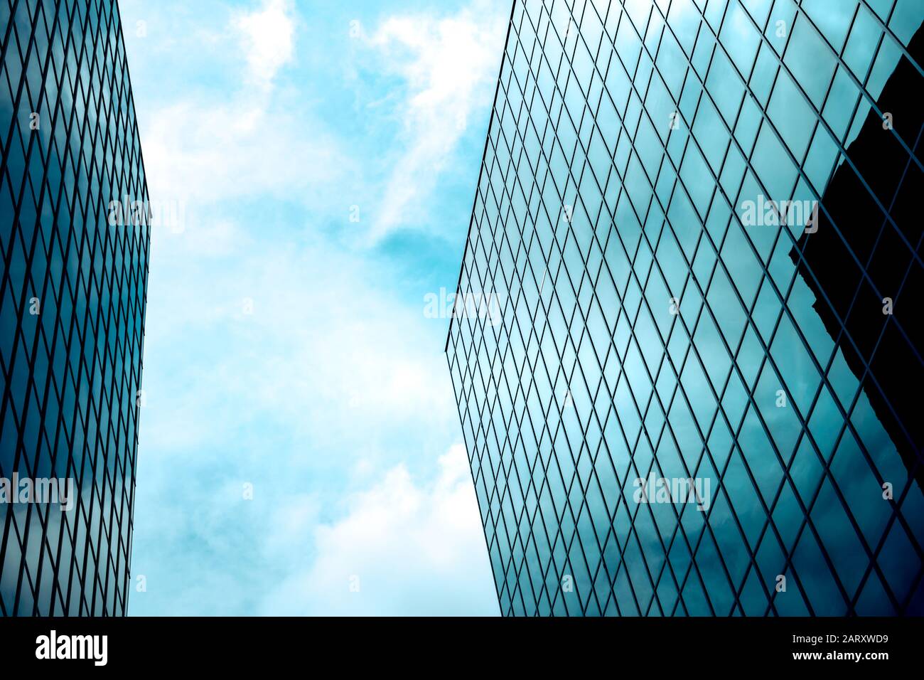 Commercial building close up; Wellington Office Building Stock Photo