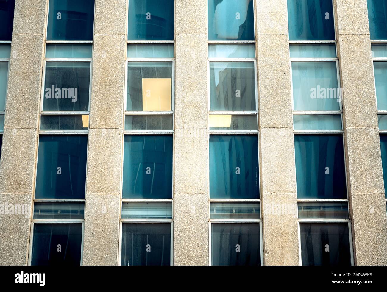 Commercial building close up; Wellington Office Building Stock Photo