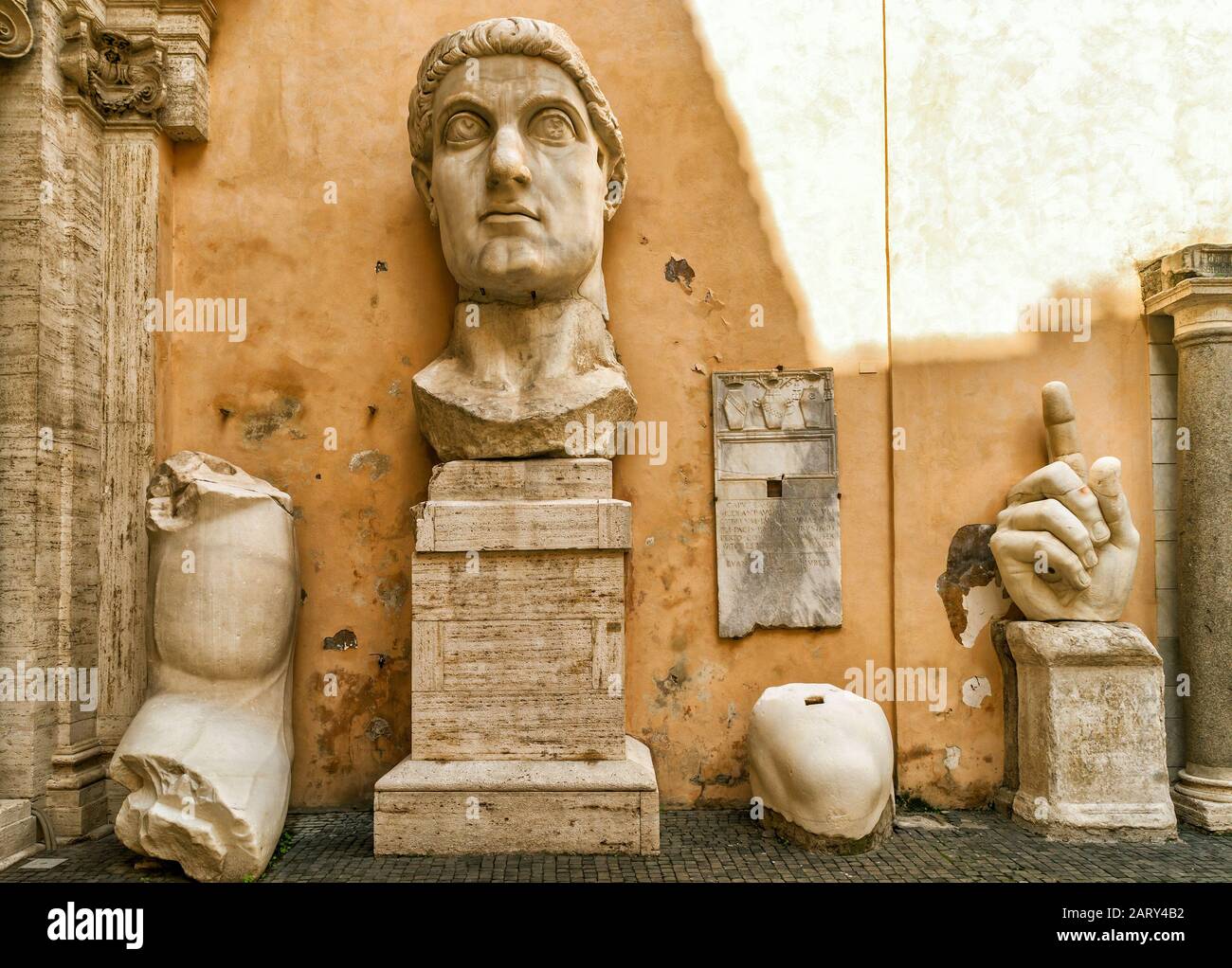 Colossus constantine the great rome hires stock photography and images
