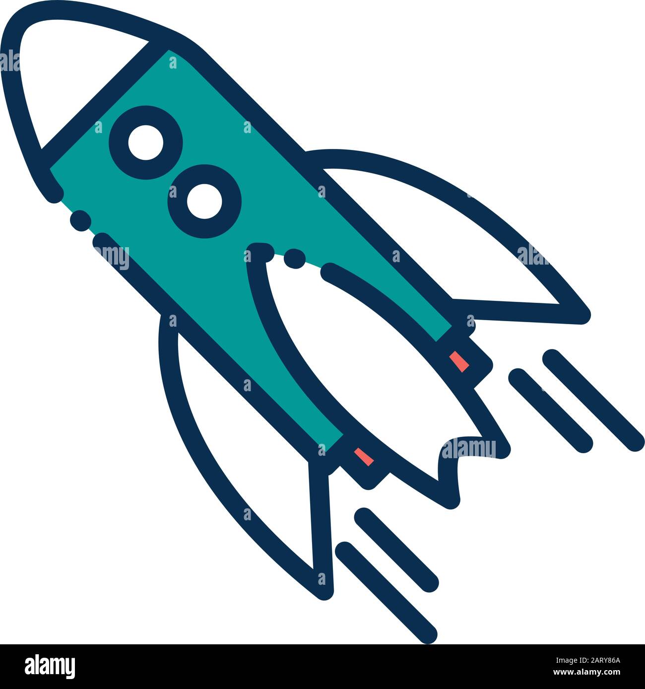 astronomy and space on white background vector illustration Stock ...
