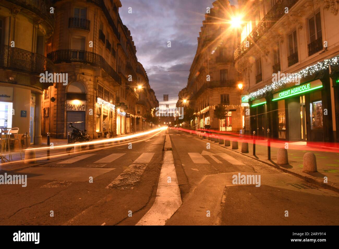 Railways at night hi-res stock photography and images - Alamy