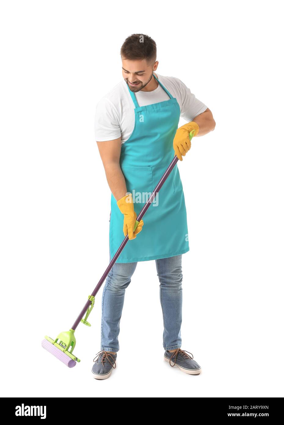 Janitor Mop Cut Out Stock Images & Pictures - Alamy