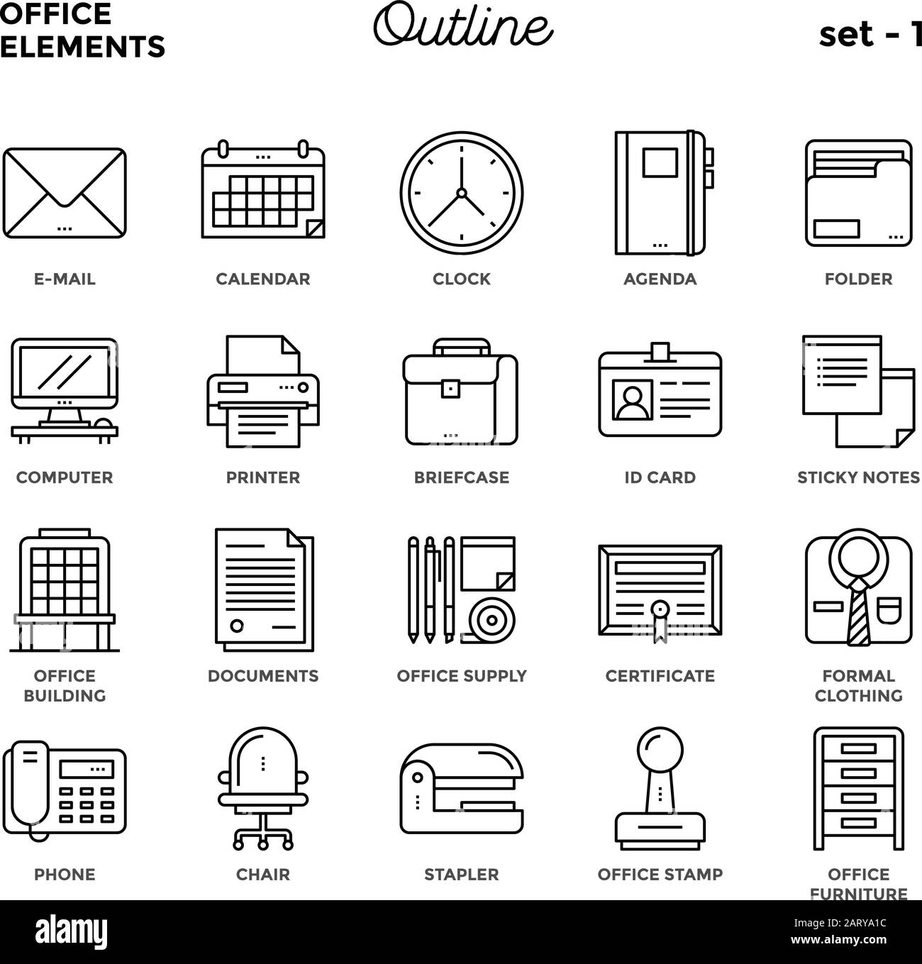 Formal notebook Stock Vector Images Alamy