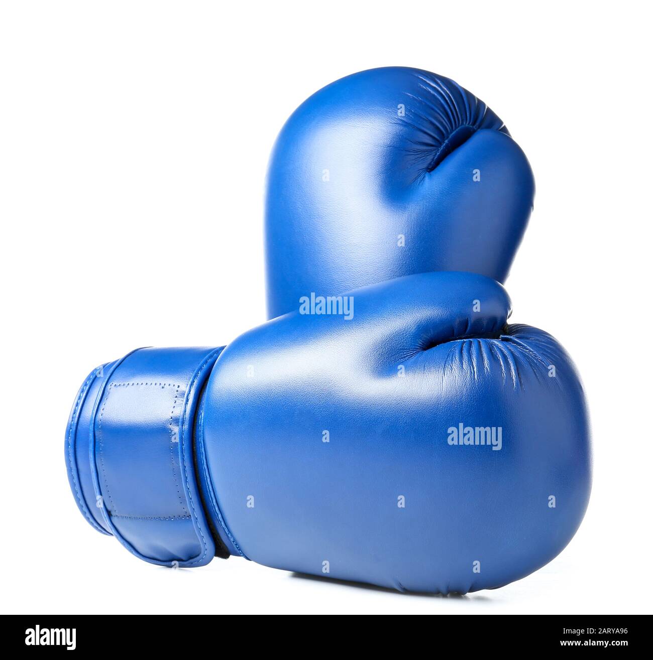 Pair of boxing gloves on white background Stock Photo Alamy