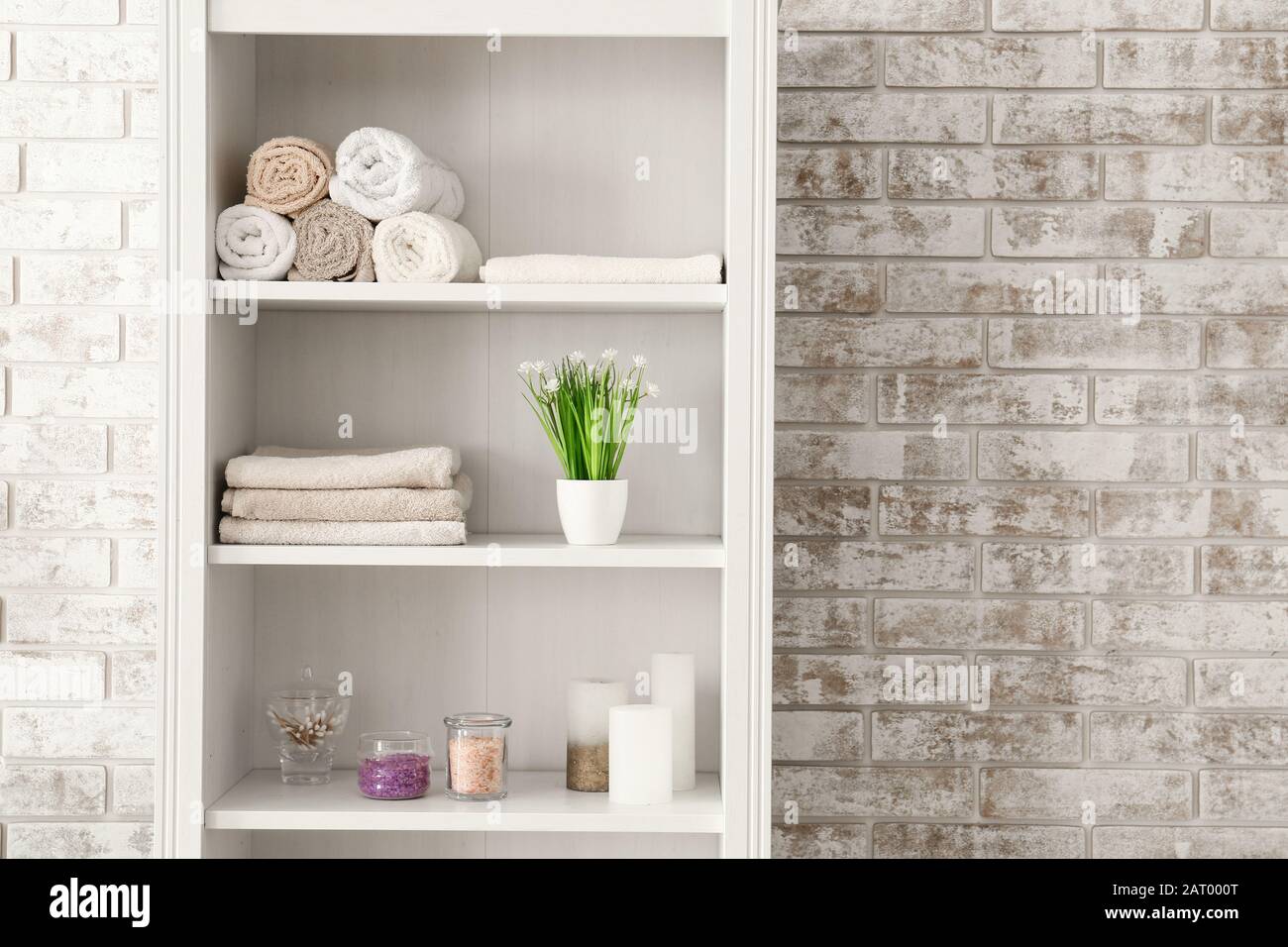 Bathroom shelving unit for towels hotsell