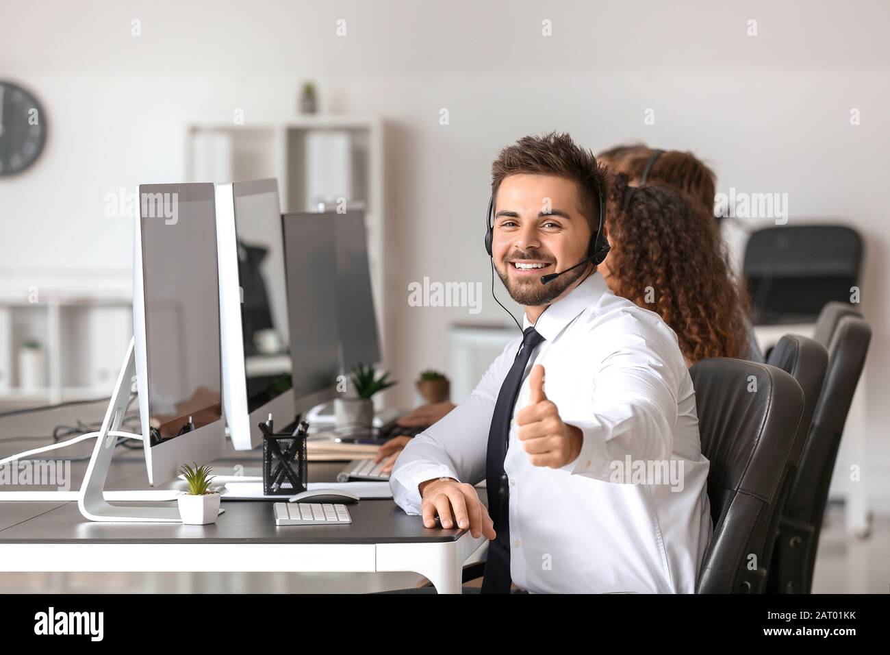 Portrait technical support agents hi-res stock photography and images ...