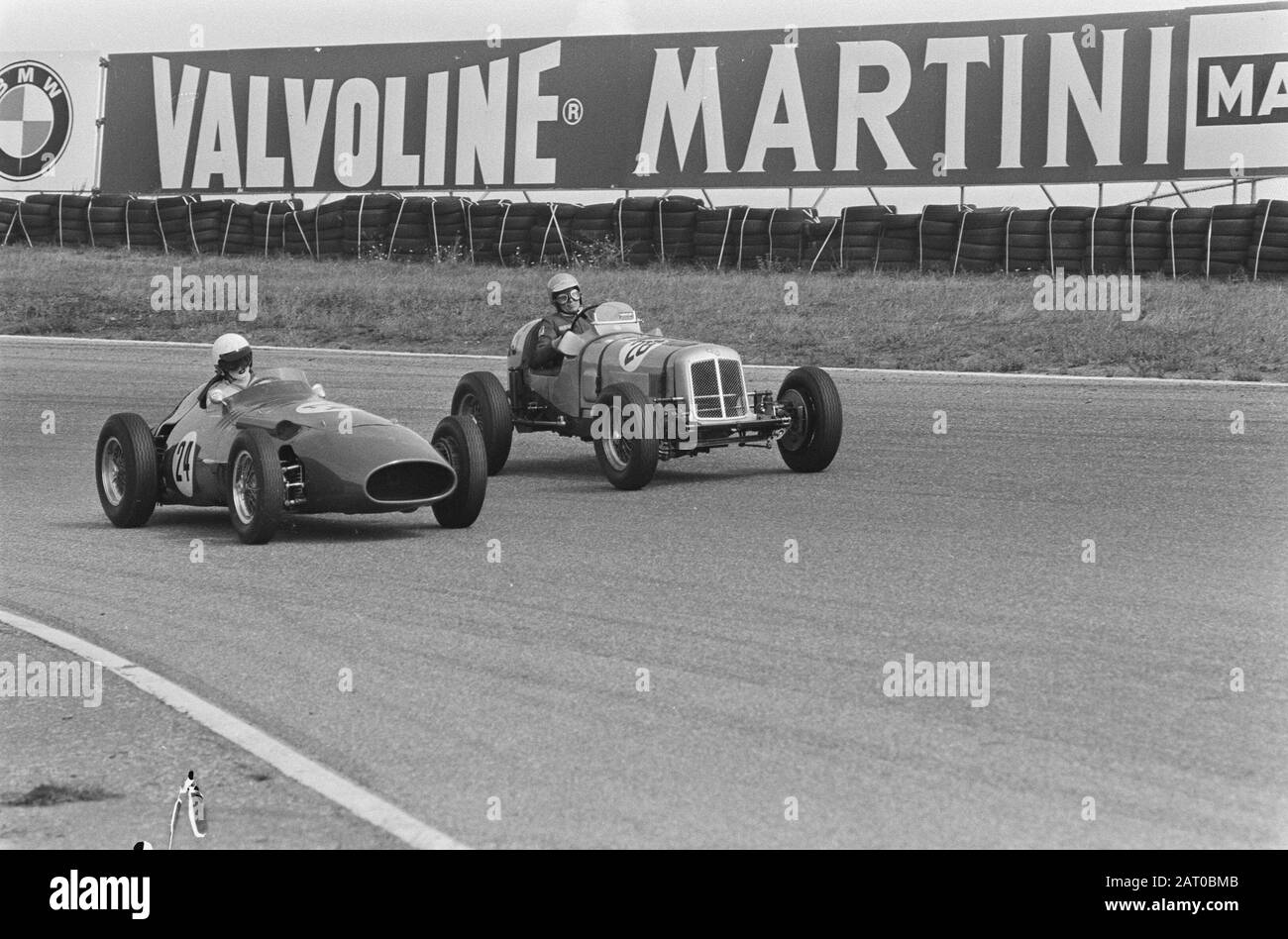 Photo D'époque Grand Prix Zandvoort 1952 - Dries Van Der Lof, HWM 52